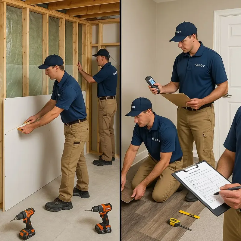 Repairs and Reconstruction process in Day Heights, OH